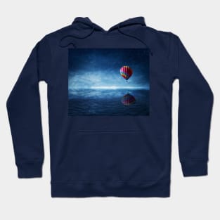 fly over the sea Hoodie